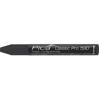 Afbeelding van Pica Classic 590/46 Markeerkrijt PRO zwart 12 krijtjes
