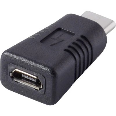 Afbeelding van Renkforce USB 2.0 Adapter [1x C stekker 1x Micro B bus] rf usba 11 Vergulde steekcontacten
