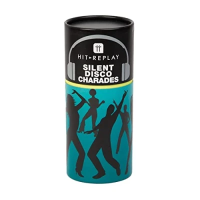 Afbeelding van Talking Tables Silent Disco Music Game Dipsticks Charades Games voor kinderen en volwassenen Dansen, Singing, Acting Ideas for Whole Family, Stocking Filler Ideas, House Party, 13+
