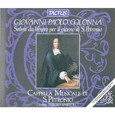 Afbeelding van Cappella Musicale Di San Petronio Colonna: Salmi Da Vespro Per Il Gio (2 CD)