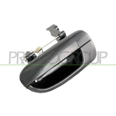 Afbeelding van PRASCO HN0168102 Deurgrepen Buiten, Links achter Zwart Glad HYUNDAI: ACCENT 2