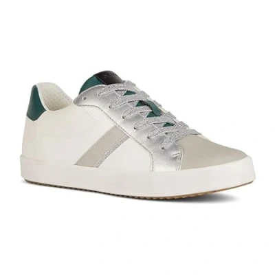 Afbeelding van Geox D Blomiee C Basketbal voor meisjes, Optic White Dk Green