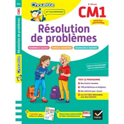 Image de Résolution de problèmes CM1 Cahier soutien nouveau programme