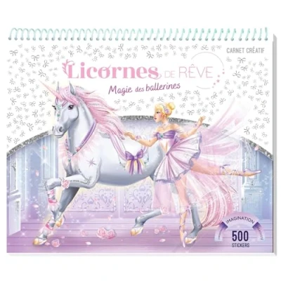 Afbeelding van LICORNES DE REVE CARNET CREATIF MAGIE DES BALLERINES