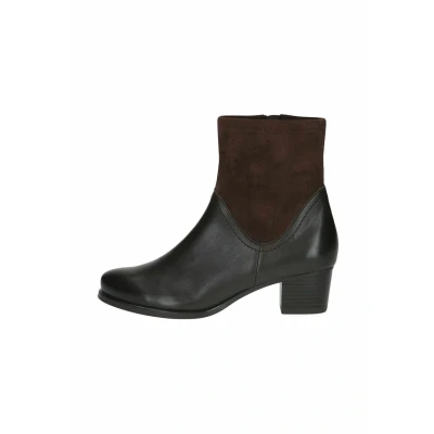 Afbeelding van Caprice Korte laarzen, Dames, Maat: 38, Dk/brown comb Schoenen