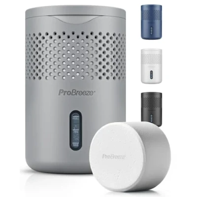 Afbeelding van Pro Breeze Osmo Luchtontvochtiger, stil en herbruikbaar, tegen vocht, voor huis, slaapkamer, auto, badkamer, 700 g, zonder stroom