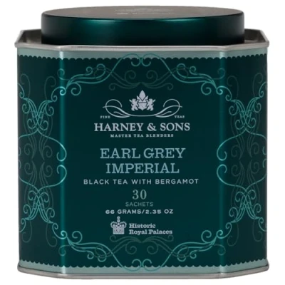 Afbeelding van Harney &amp; Sons And Earl Grey Imperial, zwarte smaak, 30 zakjes per doos