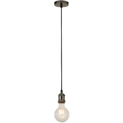 Afbeelding van Search Light Giant Hanglamp Zwart / Chroom 7461BC