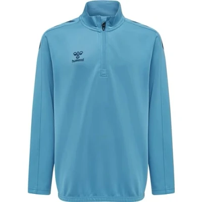Afbeelding van Hummel Core XK Half Zip Poly Sweat kinderen Sporttruien lichtblauw Unisex