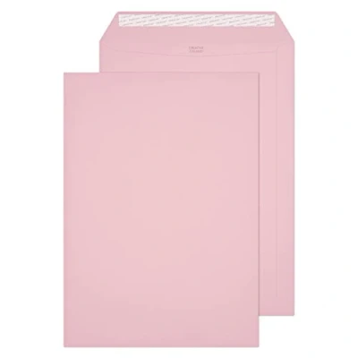 Afbeelding van Blake Creative Colour 401P verzendtassen, C4, 229 x 324 mm, 120 g/m², zelfklevend, lichtroze, 250 stuks