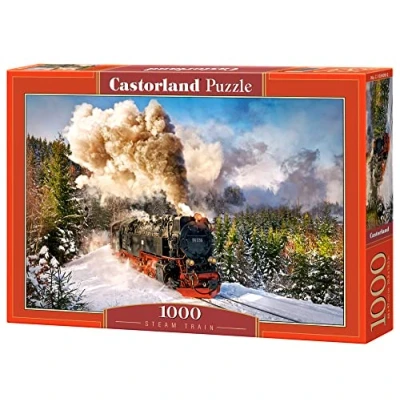 Image de Puzzle Castorland Train à vapeur, 1000 pièces