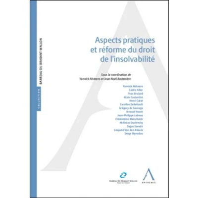 Image de Aspects pratiques et réforme du droit de l&#039;insolvabilité