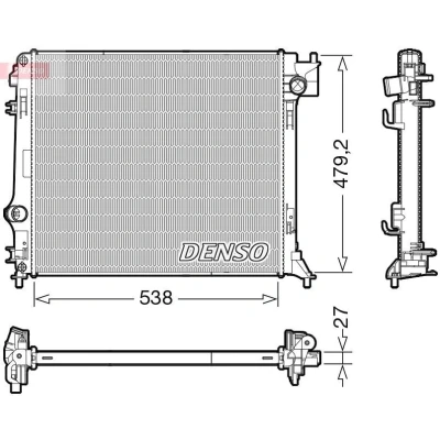 Afbeelding van DENSO DRM46064 Radiateur 538 491 27 RENAULT: Espace 5
