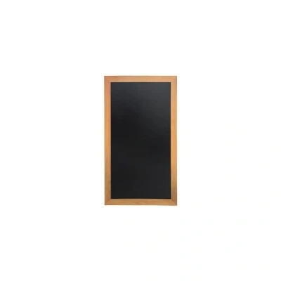 Afbeelding van Securit lang wandbord teak effect 120x56cm
