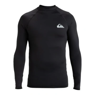 Afbeelding van Quiksilver Everyday UPF50 Surfshirt, Heren, Maat: Large, Black