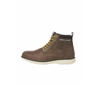 Afbeelding van Jack &amp; Jones Veterboots, Heren, Maat: 40, Cappuccino Katoen