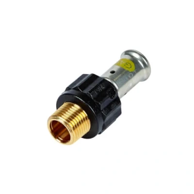 Afbeelding van Henco Press Gas perskoppeling recht 26 x 1 pers buitendraad