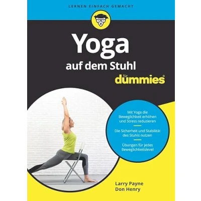 Afbeelding van für Dummies Yoga auf dem Stuhl