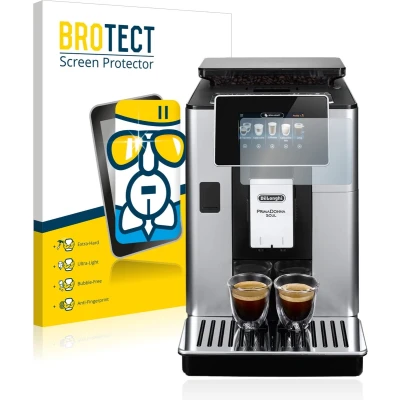 Afbeelding van BROTECT Screenprotector voor DeLonghi PrimaDonna Soul ECAM610.55.SB Folie Beschermfolie Beschermglas transparant