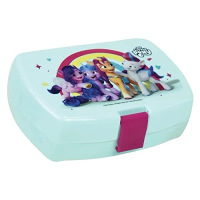 Afbeelding van FUN HOUSE My Little Pony PIPP IZZY SUNNY EN ZIPP druppelbox voor kinderen, hoogte 6,5 x l 17 d 13,5 cm