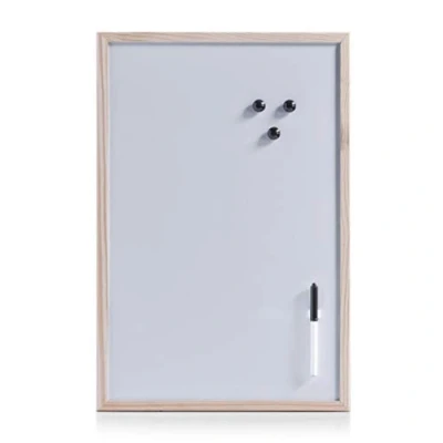 Afbeelding van ZELLER PRESENT 11121 Magneetbord met houten frame, 60 x 40 cm, wit