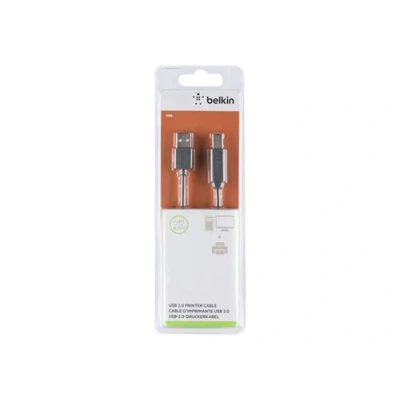 Afbeelding van Belkin USB 2.0 A B, 4.8m kabel 4,8 m B Grijs