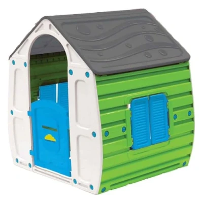 Afbeelding van Paradiso toys Speelhuis Summer 102 x 90 cm groen/grijs/blauw