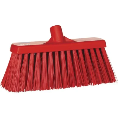 Afbeelding van Vikan Brooms and Sweepers Broom Polyester Fiber, Hard 330x100x170mm Red