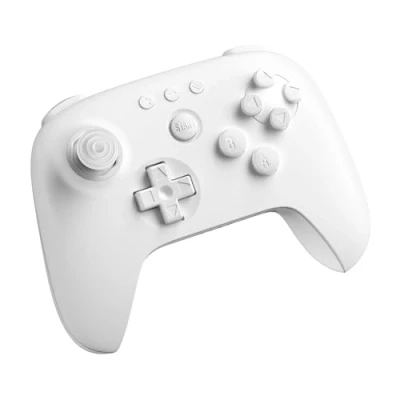 Image de 8Bitdo 64 Bluetooth Controller for Analogue 3D, Switch, Windows, and Android (White)