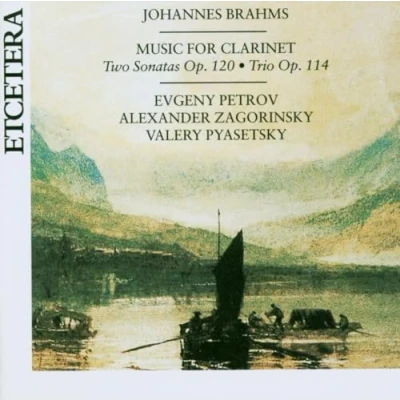 Afbeelding van Evgeny Petrov, Alexander Zagorinsky, Valery Pyasetsky Brahms: Music For Clarinet (CD)