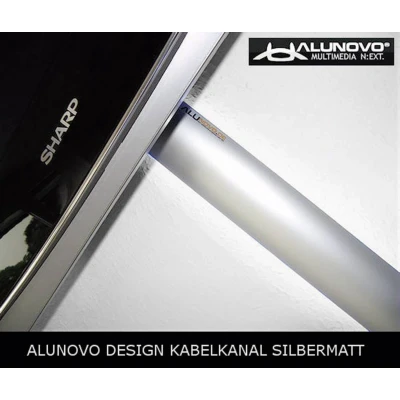 Afbeelding van Alunovo AL90 050 Kabelgoot (l x b h) 500 80 20 mm Zilver (mat, geëloxeerd) 1 stuk(s)
