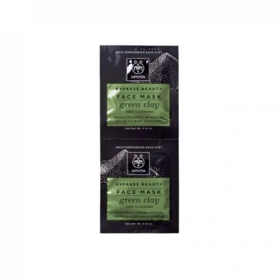 Afbeelding van Apivita Face Care Masks &amp; Scrubs Mask with Green Clay Masker 16 ml