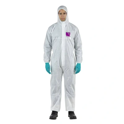 Afbeelding van Ansell WH15S 00138 02 AlphaTec ® 1500 model 138 bescherming tegen chemicaliën, wit, S Maat: Wit