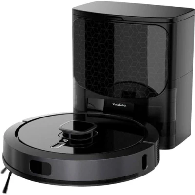 Afbeelding van Nedis SmartLife Robotstofzuiger Laser navigatie Wi Fi Capaciteit opvangreservoir: 0.6 l Automatisch opladen Maximale gebruiksduur: 180 min Zwart Android / IOS