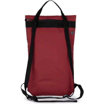 Afbeelding van Kimood Trendy, platte en gerecycleerde rugzak KI0183 Red Safran