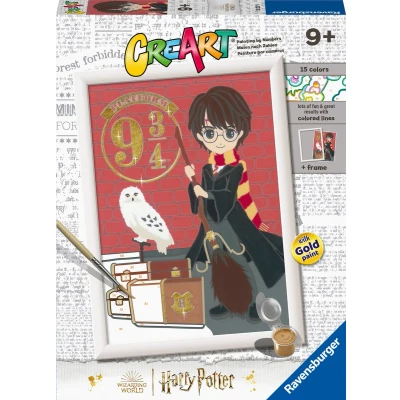 Afbeelding van Ravensburger CreArt Harry Potter Magical Journey Schilderen op nummer voor kinderen