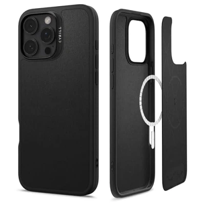 Afbeelding van CYRILL Spigen Kajuk Mag Compatibel met iPhone 16 Pro (2024) Zwart