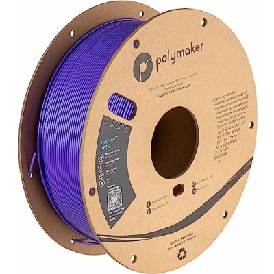 Afbeelding van Polymaker PB01008 PolyLite Filament PETG Hittebestendig, Hoge treksterkte 1.75 mm 1000 g Lila 1 stuk(s)