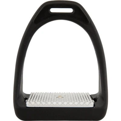 Afbeelding van BR Stijgbeugels Praloma Zwart/Zilver 12 cm
