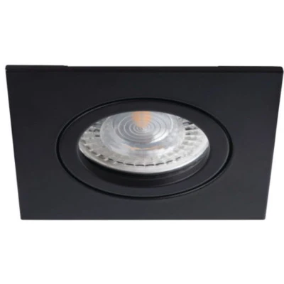 Afbeelding van Dimtone inbouwspot Grojan Vierkant Zwart Philips Warm Glow Dimbaar 4.9W LED