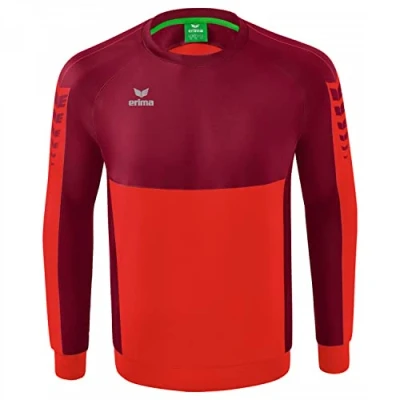 Afbeelding van Erima Six Wings sweatshirt rood/bordeaux