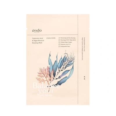 Afbeelding van Ondo Beauty 36.5 Hyaluronic ACID &amp; Algae Moisture Boosting MASK 5 UNIT PACK Masker, Maat: 125 g,