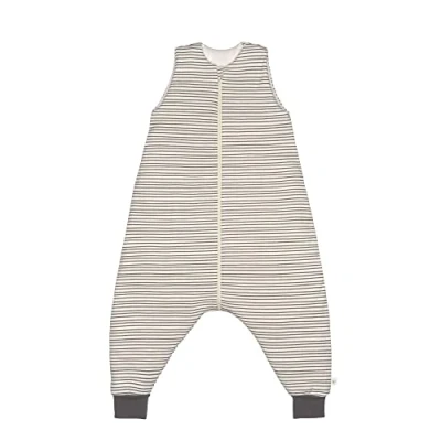 Afbeelding van LÄSSIG babyslaapzak jumper 4 seizoenen Striped Grey 86 92