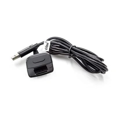 Afbeelding van vhbw USB oplaadkabel compatibel met Microsoft XBox 360 gameconsole, 1,4 m kabel