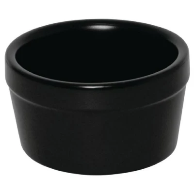 Image de Ramequins Méditerranéens Noirs 95mm Lot par 6 Olympia Porcelaine x45mm