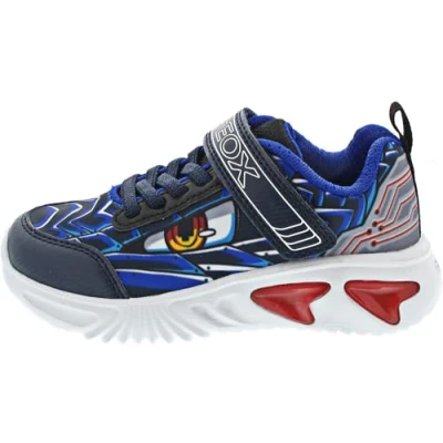 Afbeelding van Geox J Assister Boy B, sneakers voor jongens, Royal Navy