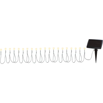 Afbeelding van Star Trading Solar lichtketting 20 LED lampjes 6.75 meter lengte
