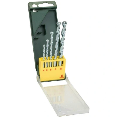Afbeelding van Bosch Accessories Promoline 2607019438 Carbide Steen spiraalboorset 5 delig 4 mm, 6 8 10 mm Cilinderschacht 1 stuk(s)