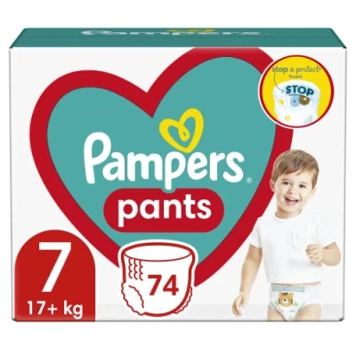 Afbeelding van Pampers Baby Dry Pants Maat 7 74 Luierboekjes