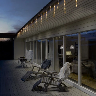 Afbeelding van LED ijspegel lichtgordijn buiten 16 kegels 2746 802